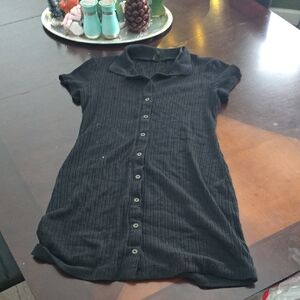 Wild Fable Black Casual Kids Dress